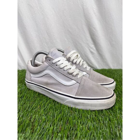 Men’s 8.5 womens 10 Vans Skate‎ Grey Shoes sneakers essential - Picture 1 of 8